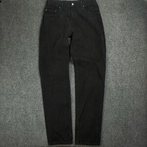 Vintage 90s Levis 545 Loose Tapered Jeans Mens 36x38 Black Denim Y2K Punk Grunge